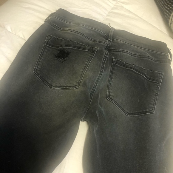 Express Mid Rise Stretch Jeggings - Picture 3 of 4